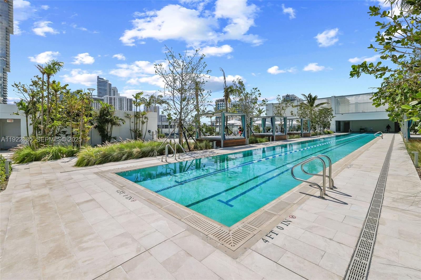 700 Northeast 26th Terrace, Unit 3602 Miami, FL 33137 - Photo 21 of 42 a view of a backyard