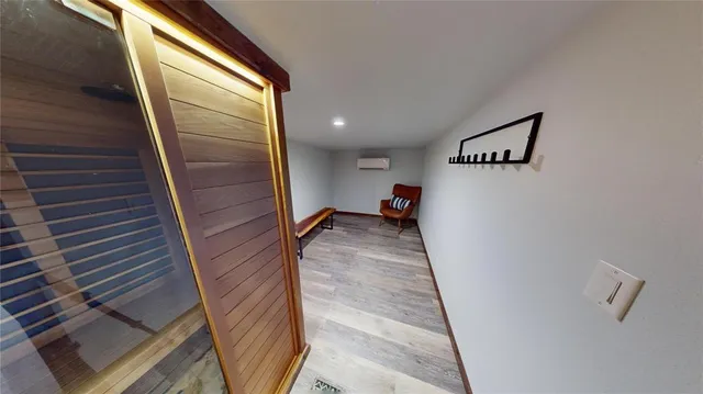 a view of a corridor