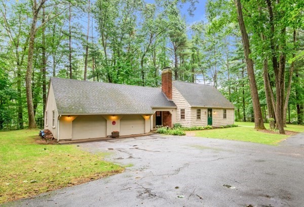 17 Wells Park Road Sturbridge, MA 01566 - Photo 36 of 37 a front view of a house with a yard and garage