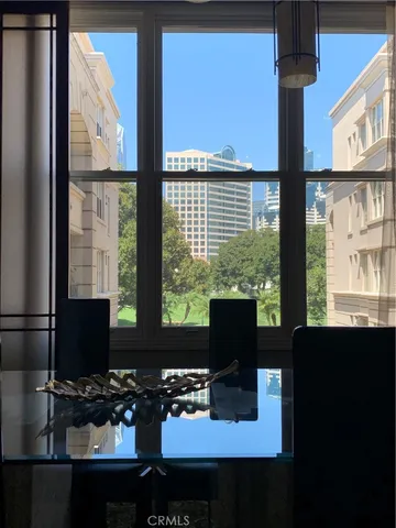 a view of workspace with a window