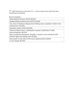 $695,000 | 544 B Croley Drive, Nashville, TN 37209