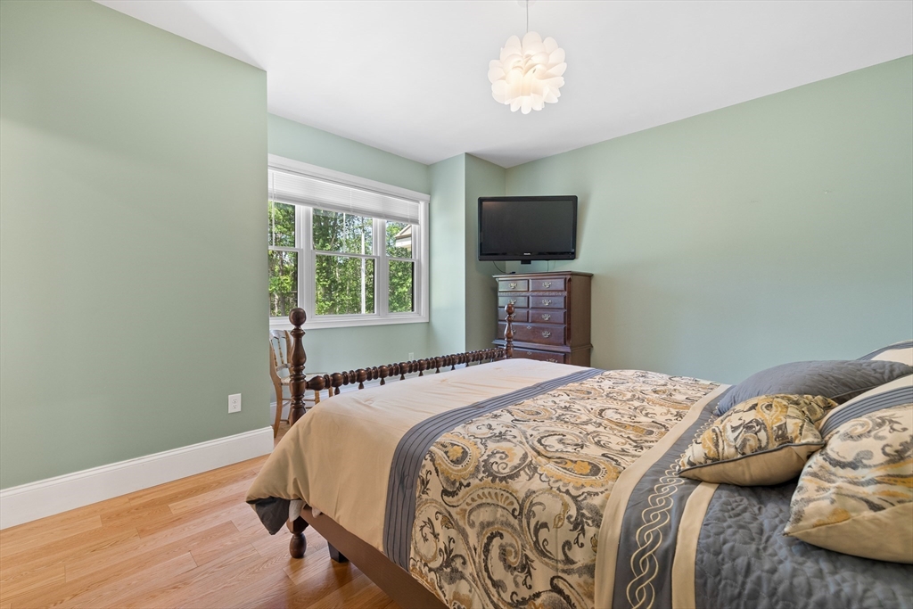 19 Hardscrabble Road Sterling, MA 01564 - Photo 25 of 42 a bedroom with a bed and a flat screen tv