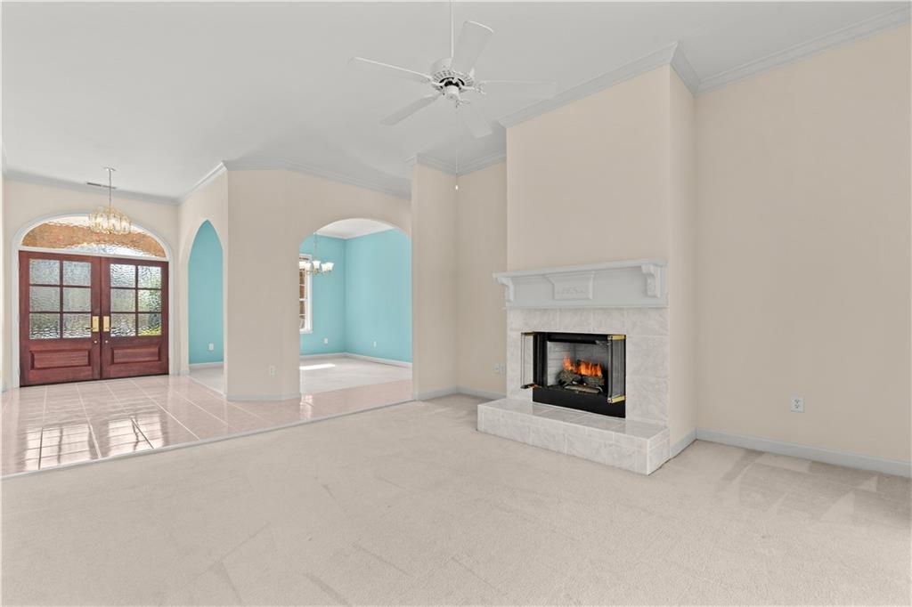 196 Lakeridge Drive Temple, GA 30179 - Photo 9 of 62 a view of a room with window and fireplace