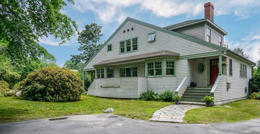 86 Eastern Point Boulevard Gloucester, MA 01930 - Photo 1 of 30 a front view of a house with a yard