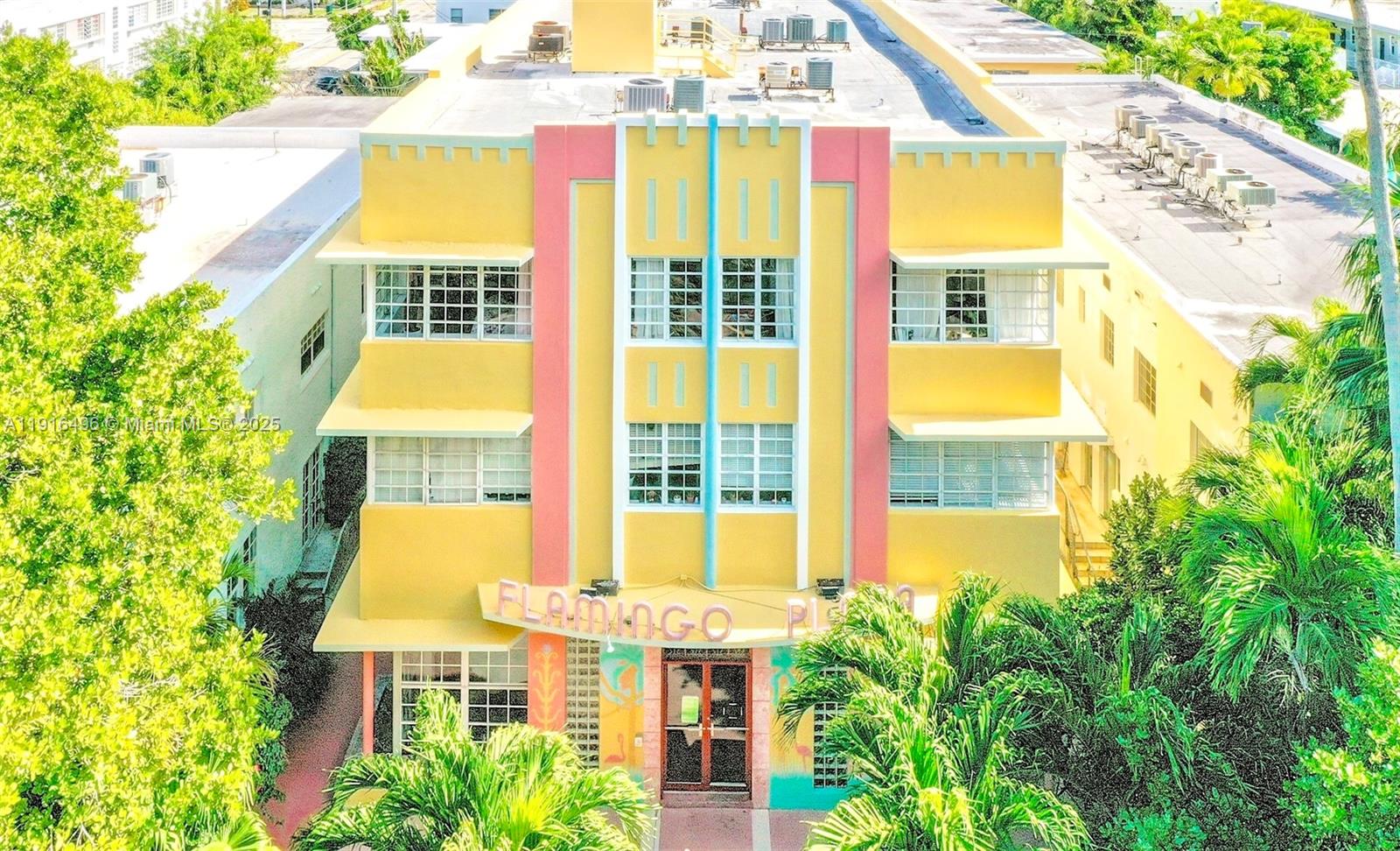 1051 Meridian Avenue, Unit 1D Miami Beach, FL 33139 - Photo 18 of 18 a view of a house with a swimming pool