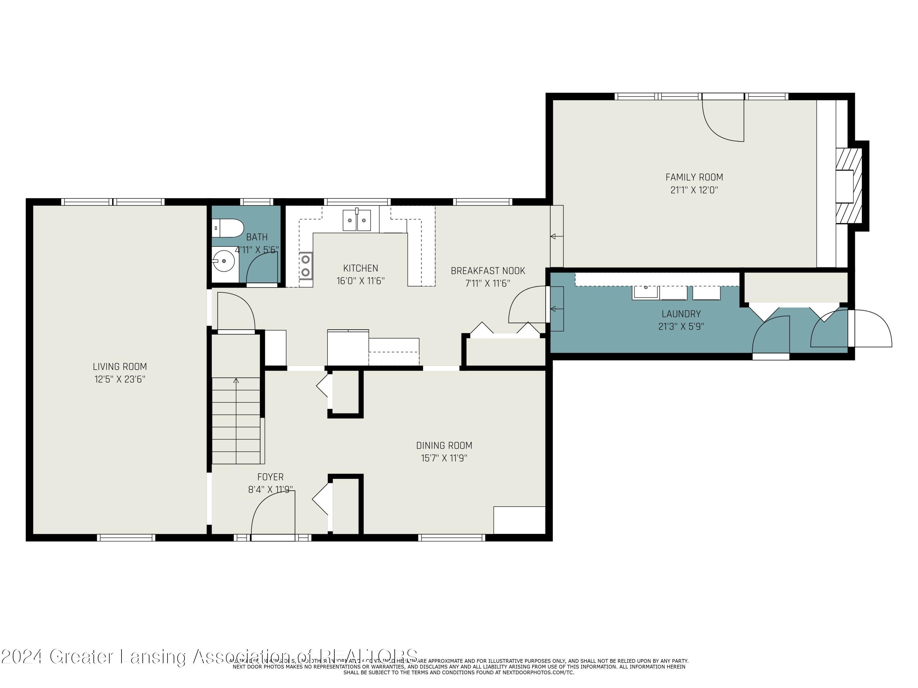 3846 Ridley Road Leslie, MI 49251 - Photo 36 of 37 Main Level Floor Plan