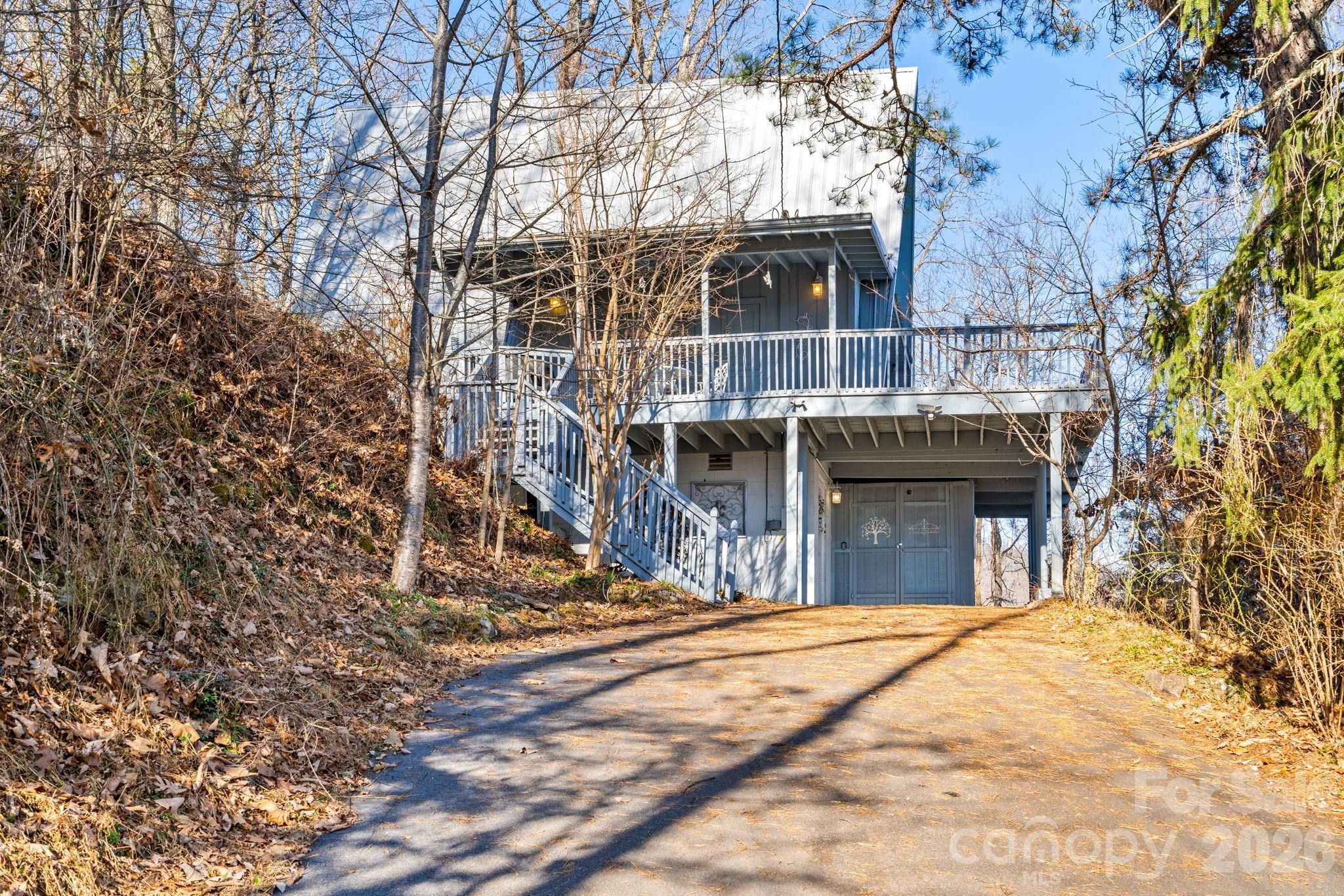 889 Big Ridge Road Franklin, NC 28734 - Photo 29 of 32 a view of building with large tree