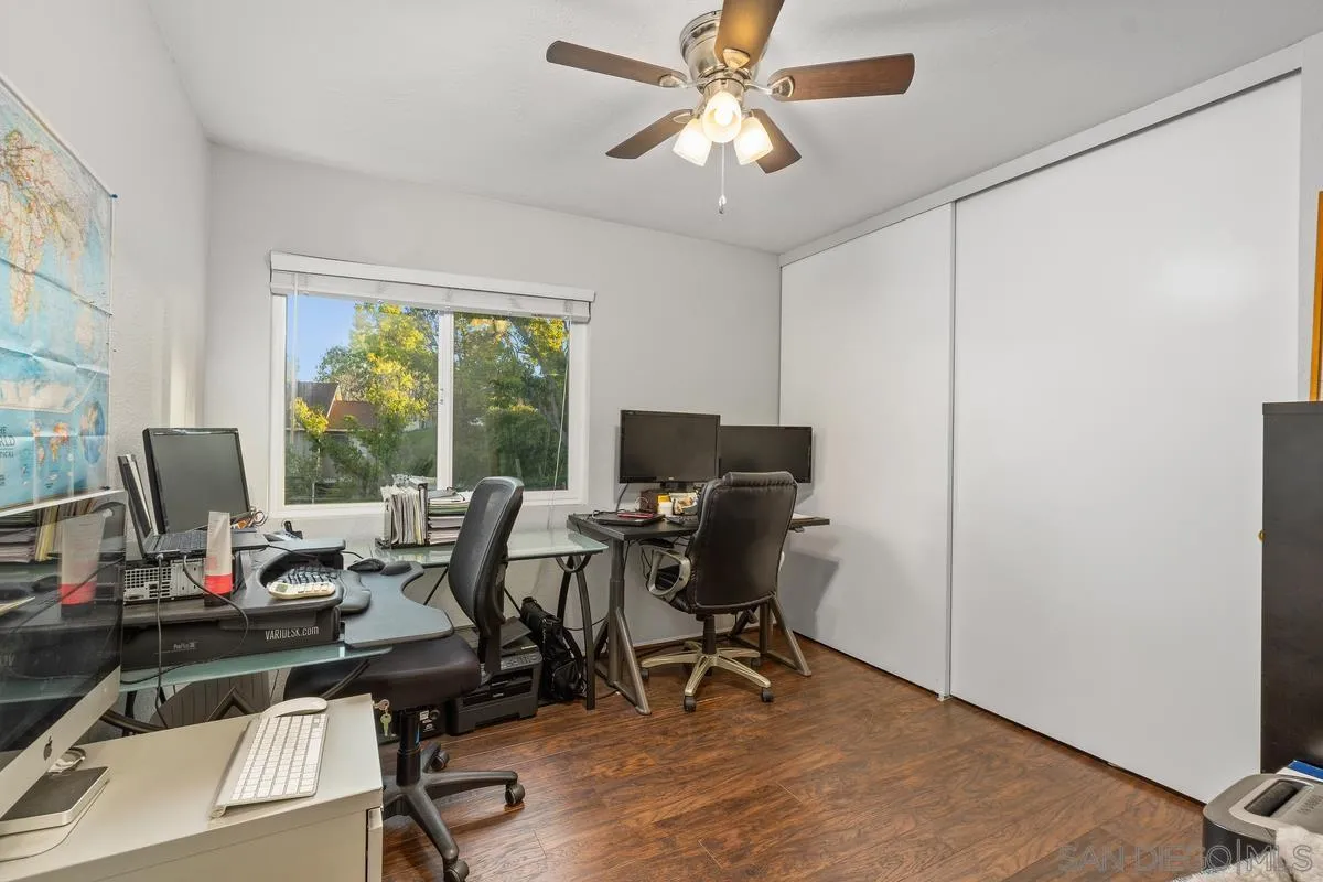 13350 Birch Tree Lane Poway, CA 92064 - Photo 25 of 43 a view of a workspace with furniture and a window