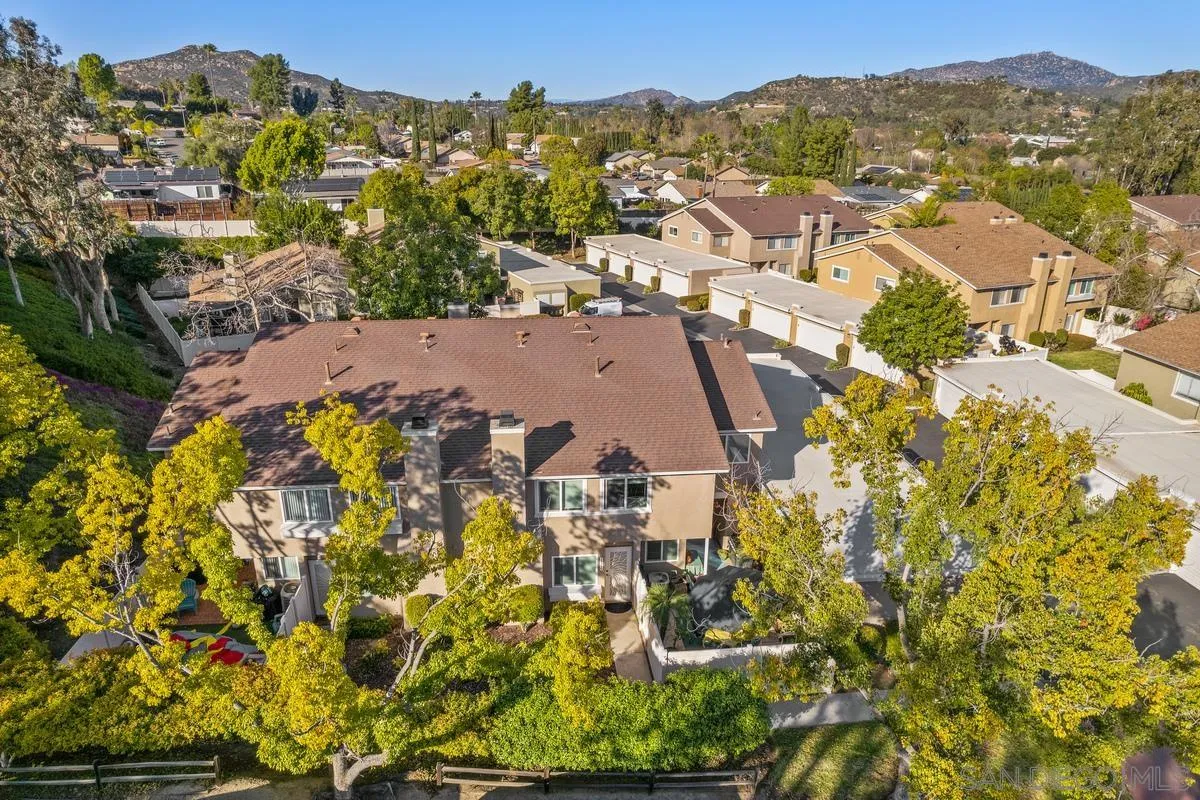 13350 Birch Tree Lane Poway, CA 92064 - Photo 43 of 43 an aerial view of residential houses with outdoor space