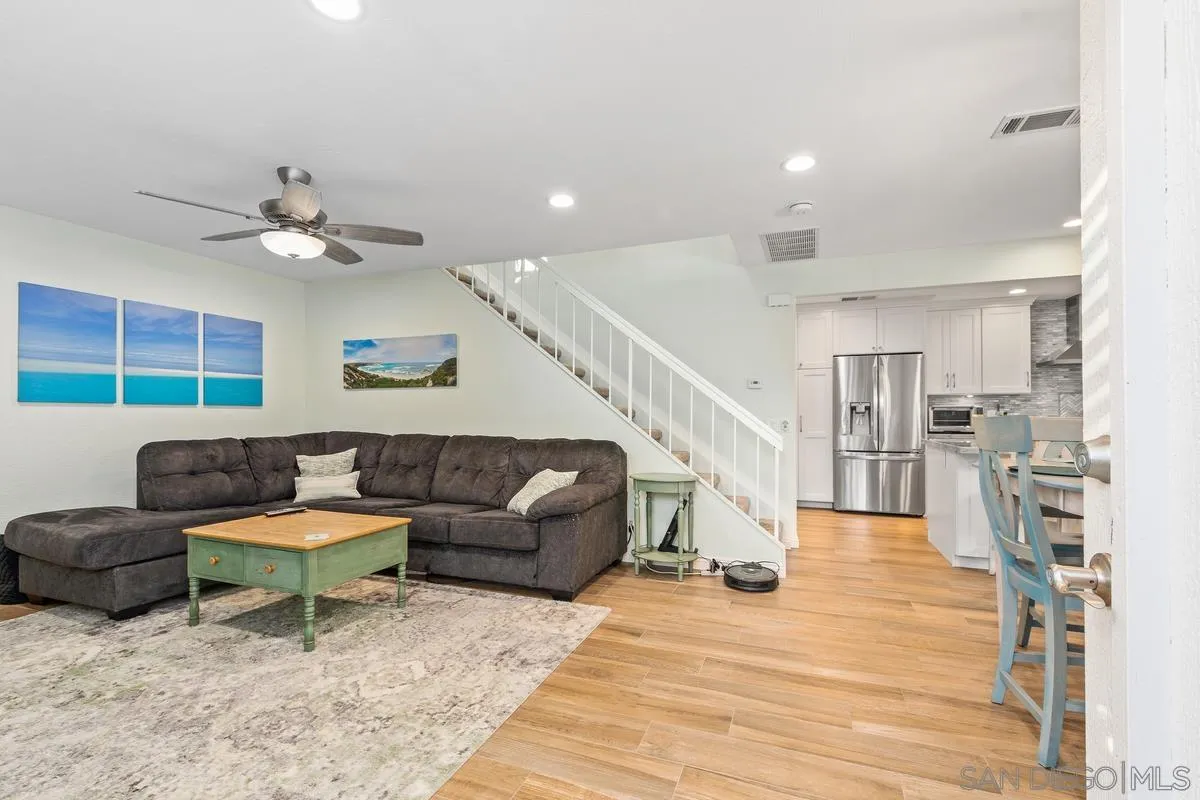 13350 Birch Tree Lane Poway, CA 92064 - Photo 8 of 43 a living room with furniture and kitchen view