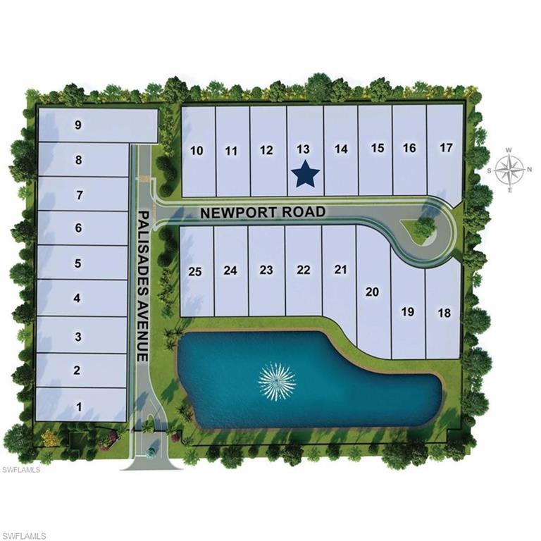 6717 Newport Road Naples, FL 34109 - Photo 4 of 4 an aerial view of a large pool