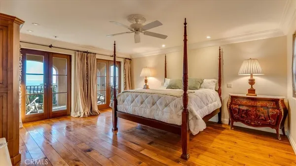 a view of an empty room with wooden walls