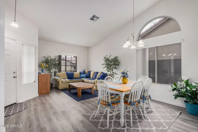 a outdoor space with furniture