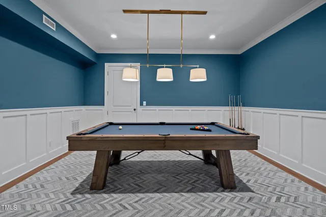 a view of a trees with a yard