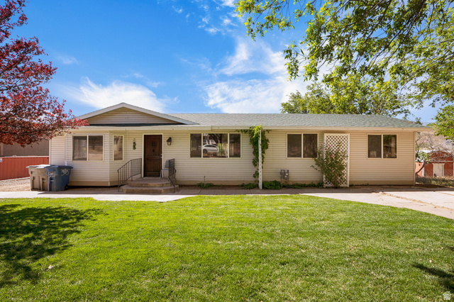 55 Spring Drive Toquerville, UT 84774 - Photo 1 of 36 Ranch-style home featuring a front yard