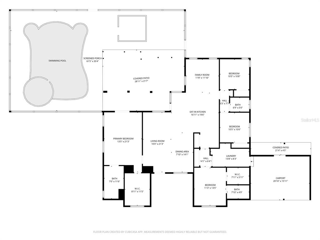 1898 Blackwelder Road De Leon Springs, FL 32130 - Photo 32 of 33 a picture of a floor plan
