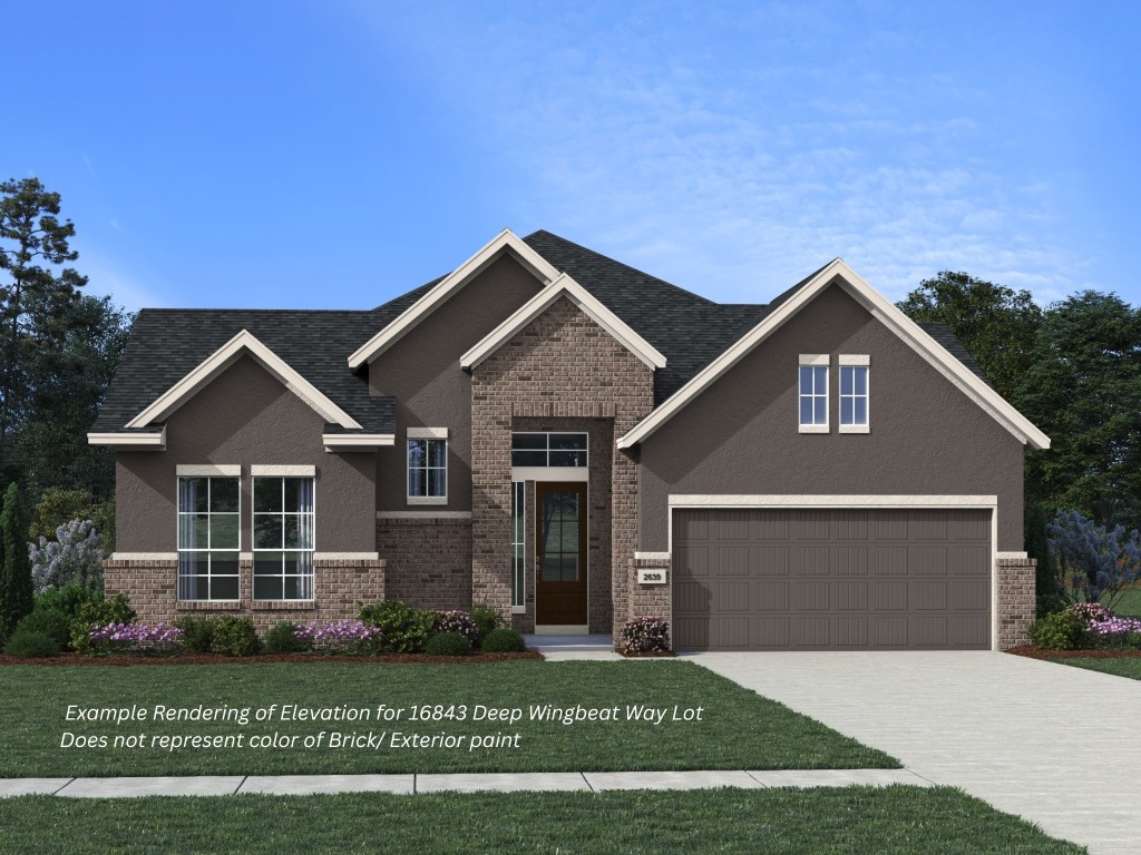16843 Deep Wingbeat Way Magnolia, TX 77354 - Photo 1 of 12 a front view of a house with a yard