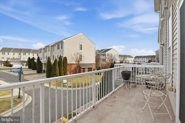 a view of city from balcony