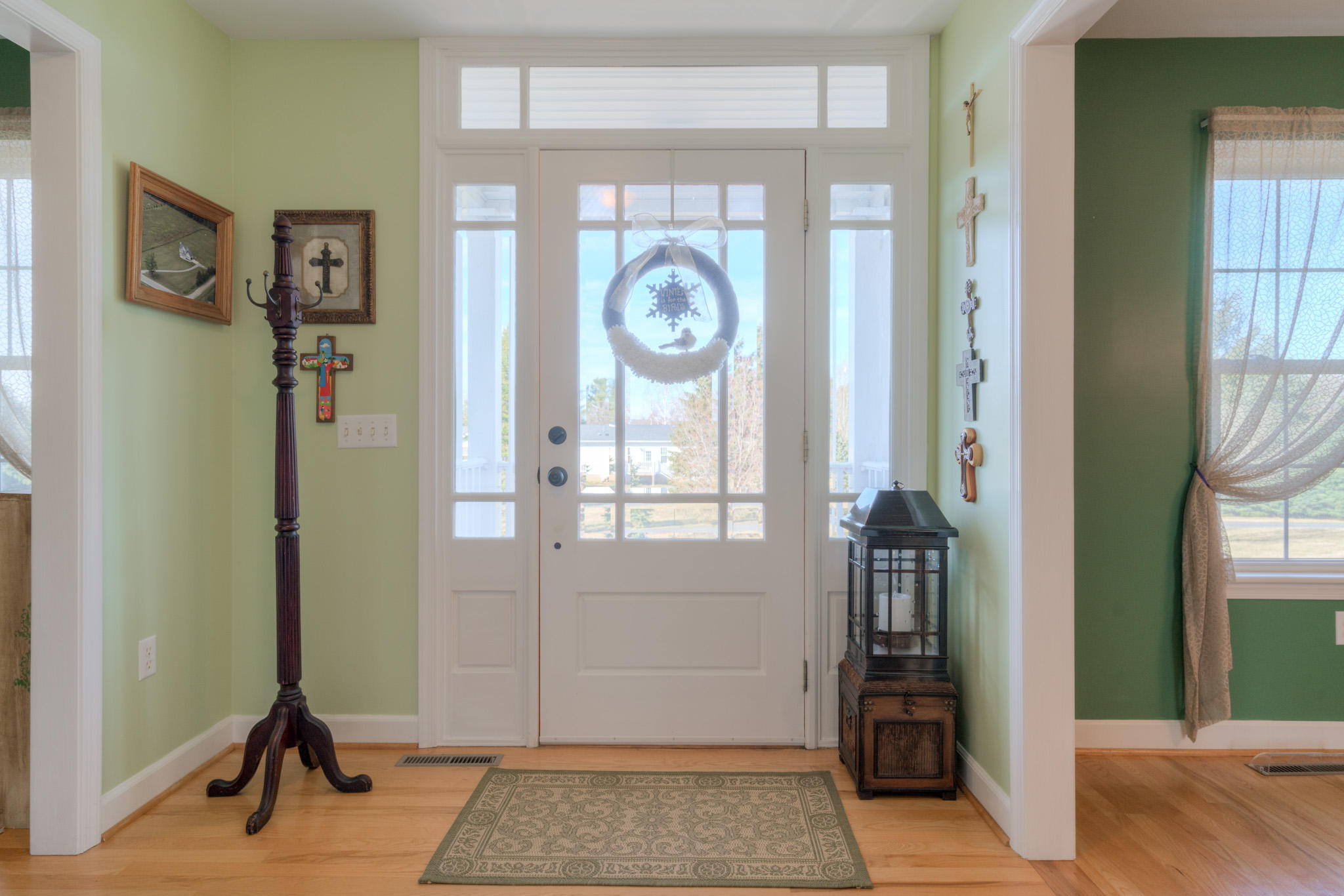 1675 Union Valley Road Riner, VA 24149 - Photo 3 of 50 a view of entryway with wooden floor