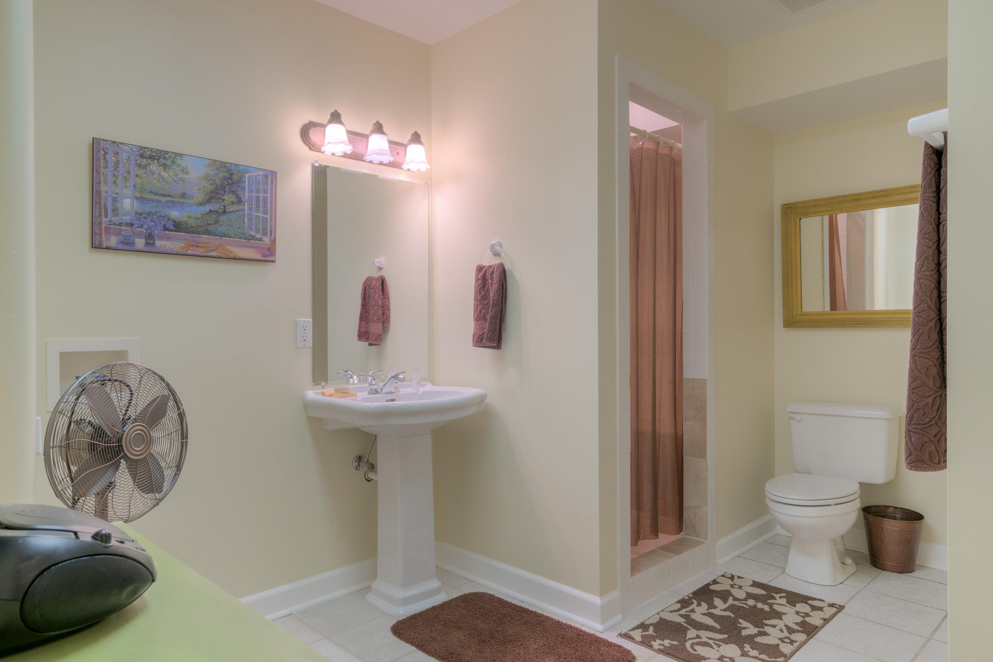 1675 Union Valley Road Riner, VA 24149 - Photo 39 of 50 a bathroom with a sink a toilet and mirror