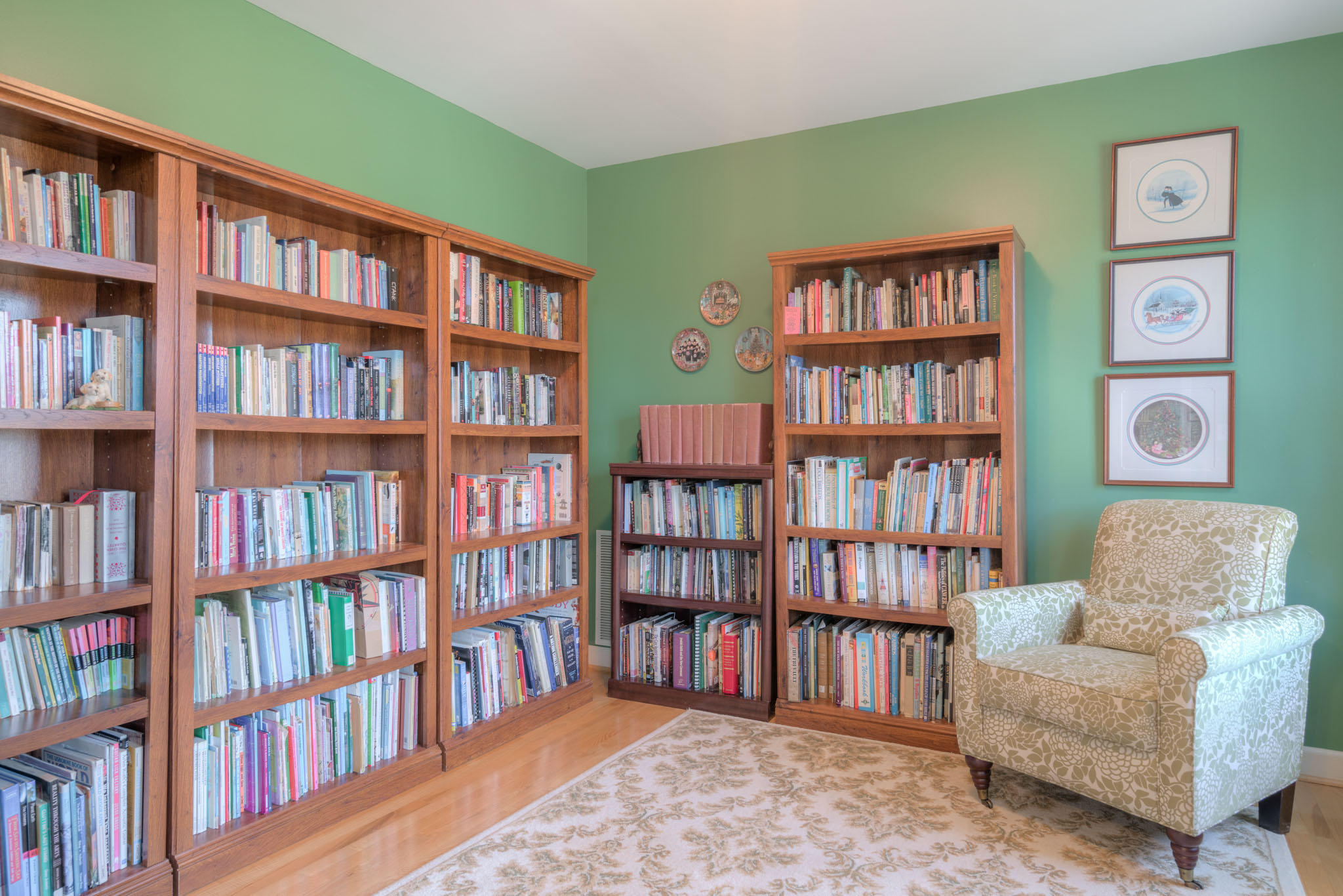 1675 Union Valley Road Riner, VA 24149 - Photo 8 of 50 a living room with bookshelf and a book shelf