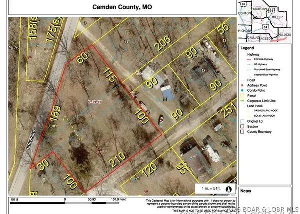 $55,000 | 1646 Purvis Road, Sunrise Beach, MO 65079