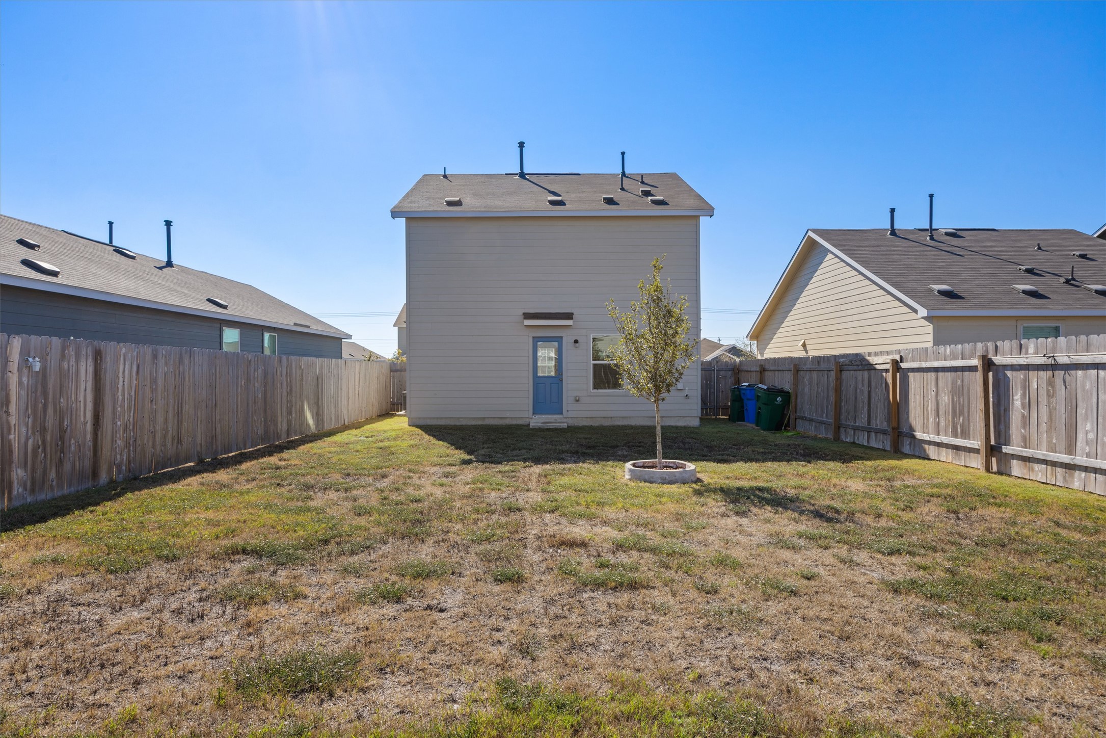 13520 Knights Branch Drive Elgin, TX 78621 - Photo 17 of 20 Back of property featuring a fenced backyard