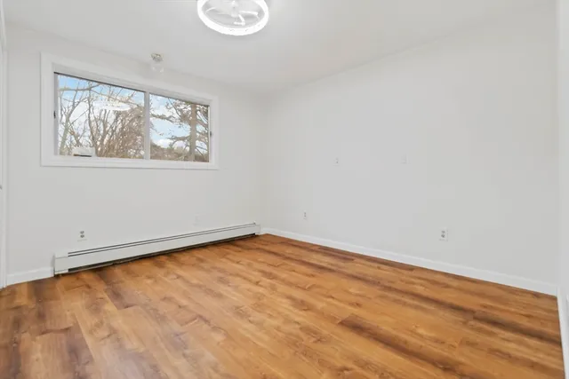 wooden floor in an empty room