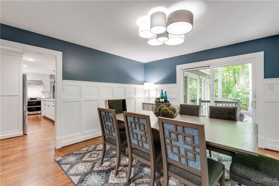 3510 Lansdowne Road Midlothian, VA 23113 - Photo 11 of 47 a view of a dining room with furniture window and wooden floor