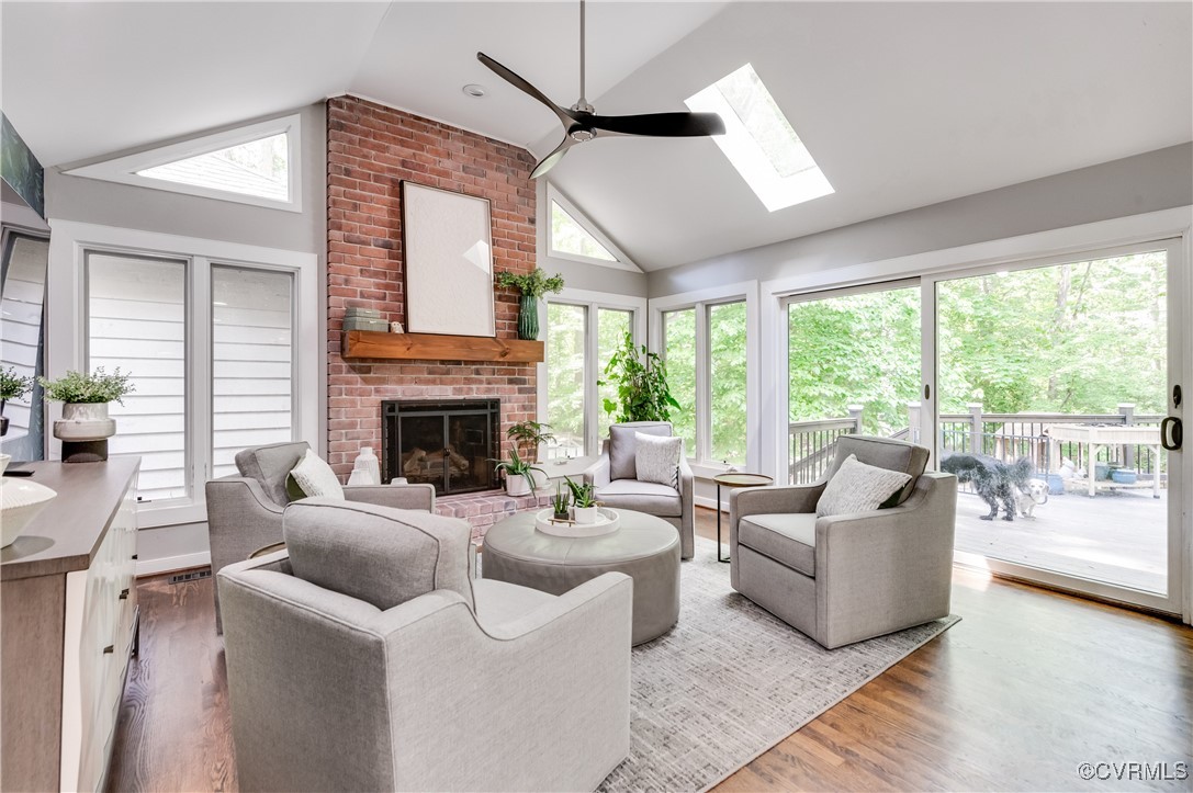 3510 Lansdowne Road Midlothian, VA 23113 - Photo 13 of 47 a living room with furniture and a fireplace