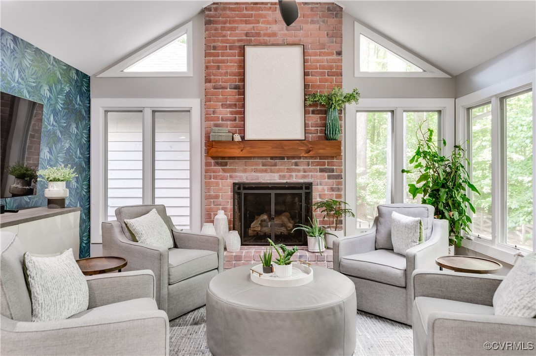 3510 Lansdowne Road Midlothian, VA 23113 - Photo 14 of 47 a living room with furniture and a fireplace