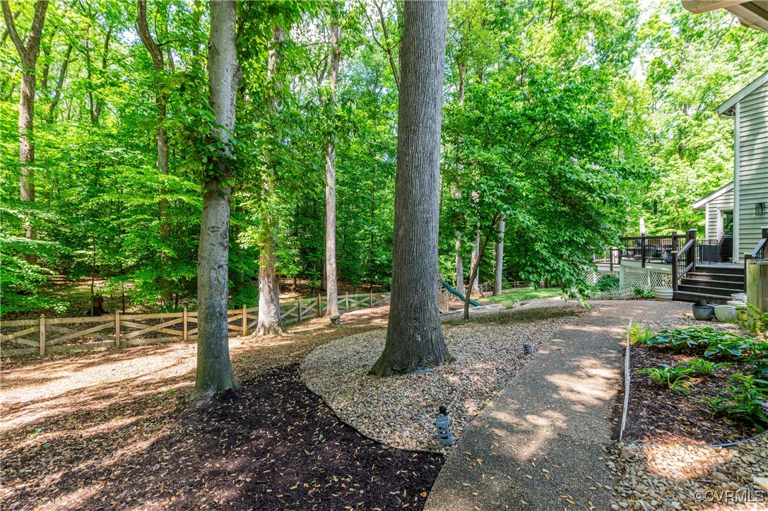 3510 Lansdowne Road Midlothian, VA 23113 - Photo 42 of 47 a view of a tree in the middle of a yard