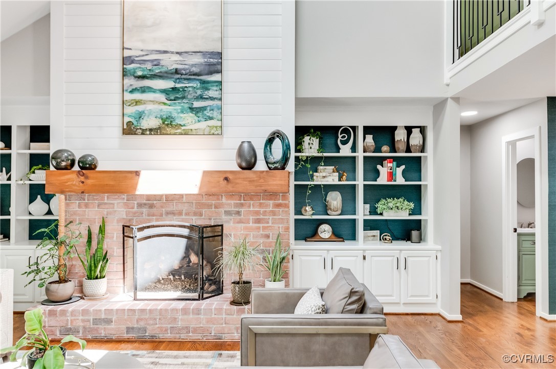 3510 Lansdowne Road Midlothian, VA 23113 - Photo 7 of 47 a living room with fireplace furniture and a table