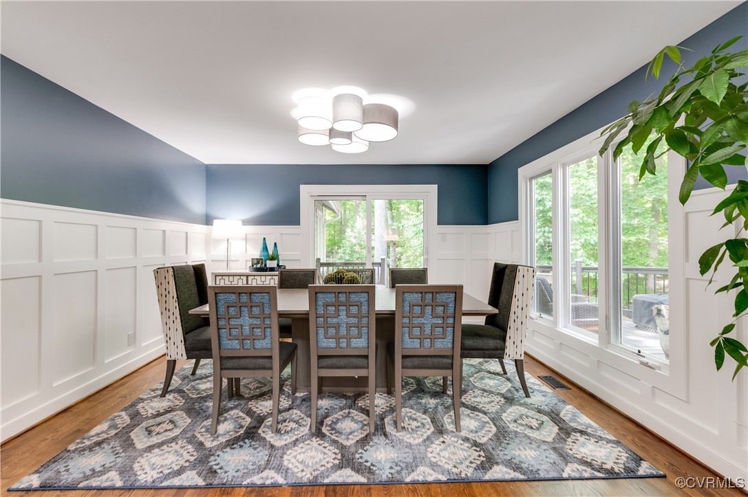 3510 Lansdowne Road Midlothian, VA 23113 - Photo 10 of 47 a view of a dining room with furniture window and wooden floor