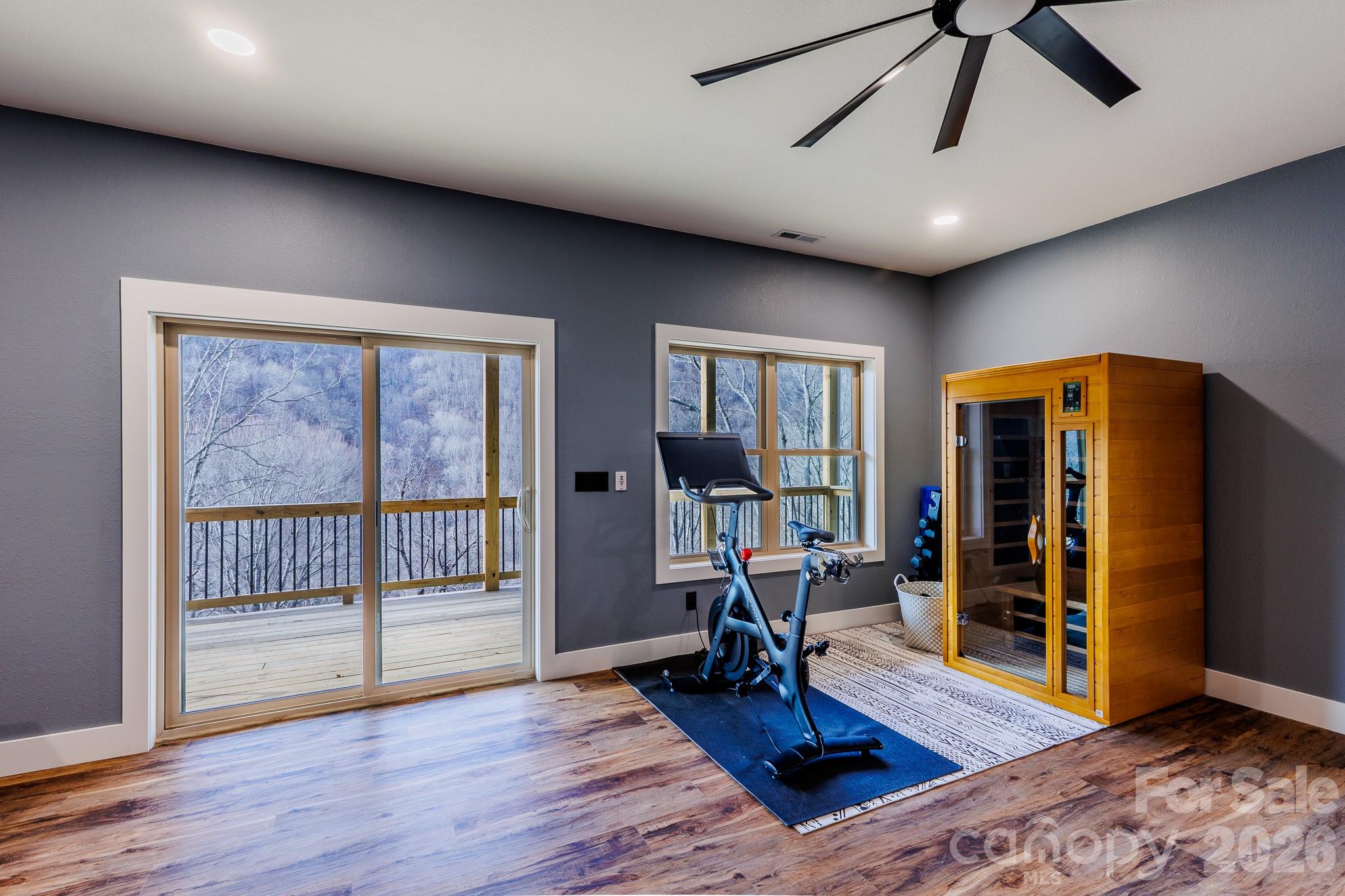 601 Tater Patch Road Maggie Valley, NC 28751 - Photo 24 of 32 a view of a livingroom with furniture and workspace