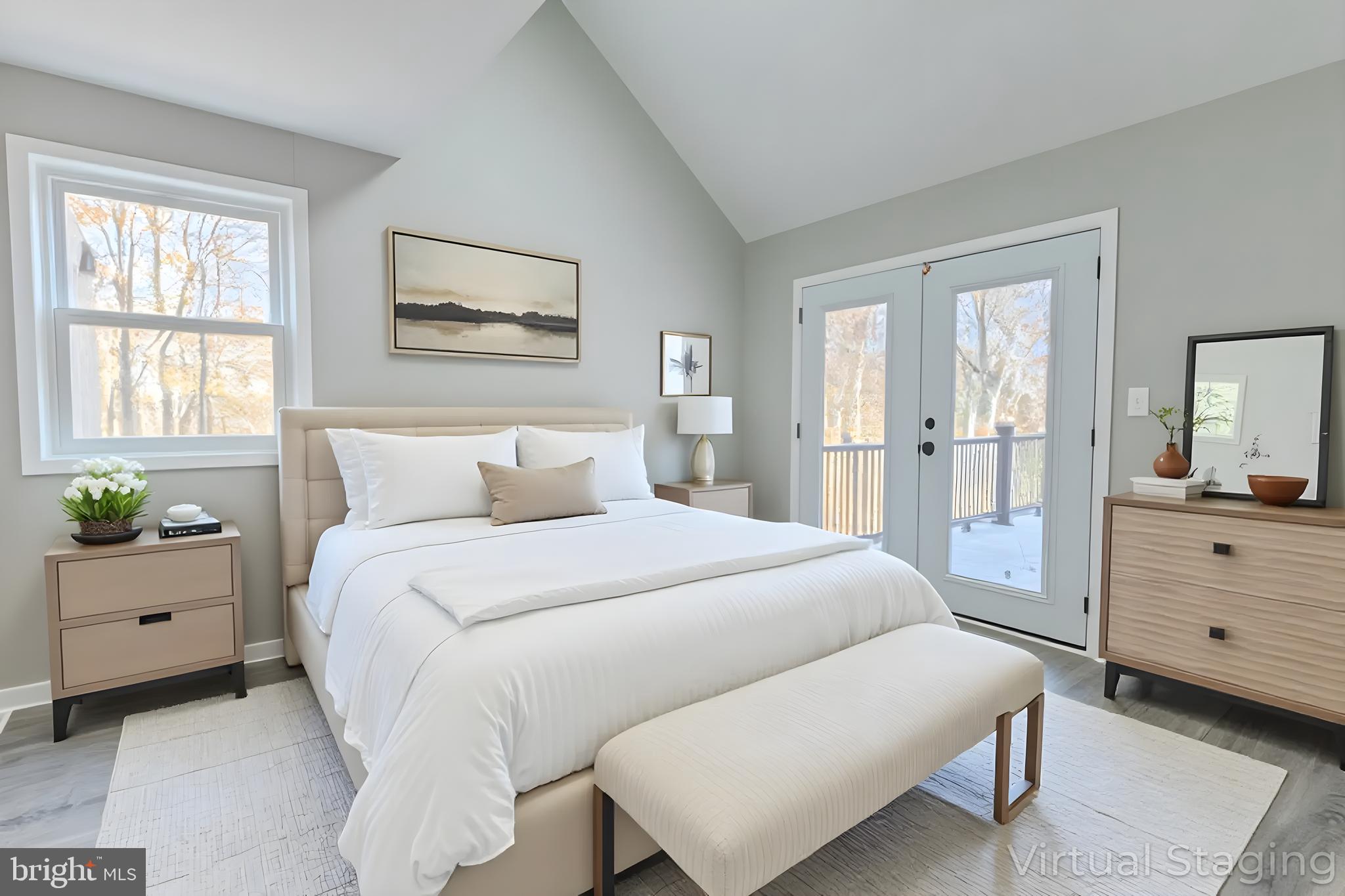 524 Ridge Road Annapolis, MD 21401 - Photo 20 of 53 a bed room with a bed and a dresser