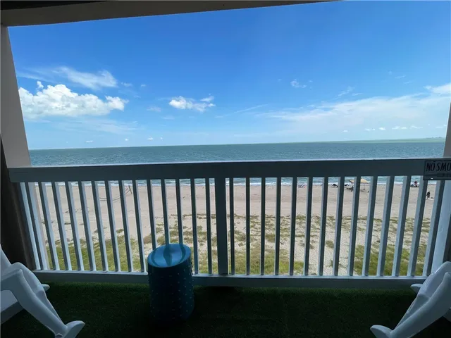 a view of an ocean beach