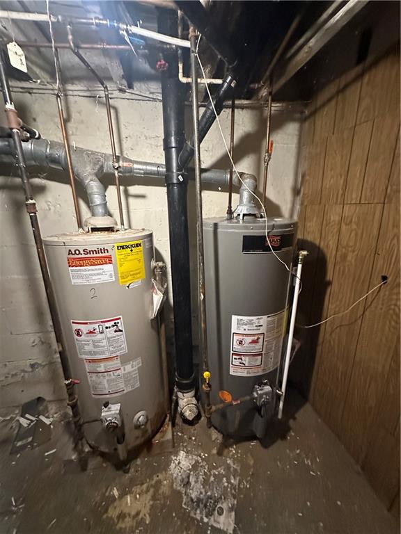 1131 12th Street McKees Rocks, PA 15136 - Photo 41 of 45 a view of a storage room with washer and dryer