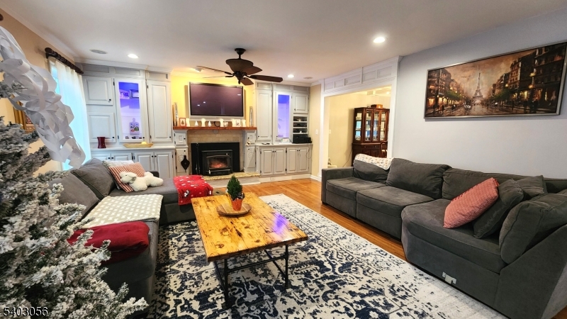 52 Fox Hollow Road Montague, NJ 07827 - Photo 19 of 45 a living room with furniture fireplace and flat screen tv