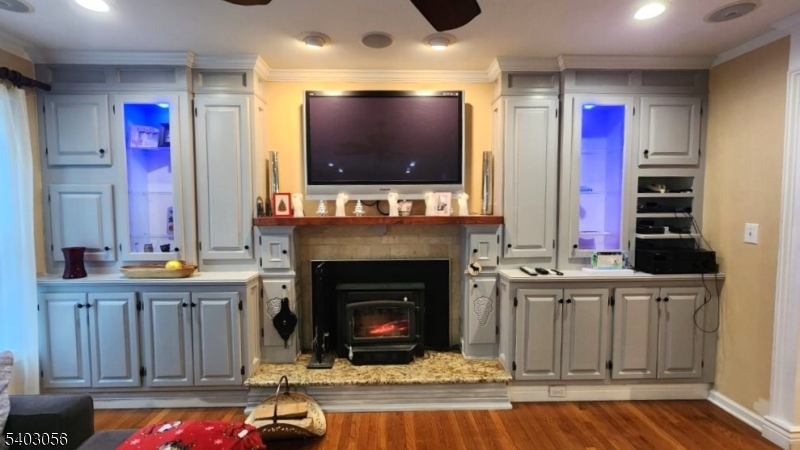 52 Fox Hollow Road Montague, NJ 07827 - Photo 21 of 45 a living room with fireplace furniture and a flat screen tv