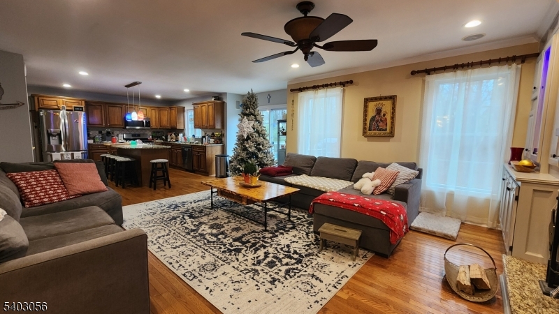 52 Fox Hollow Road Montague, NJ 07827 - Photo 22 of 45 a living room with furniture and a flat screen tv