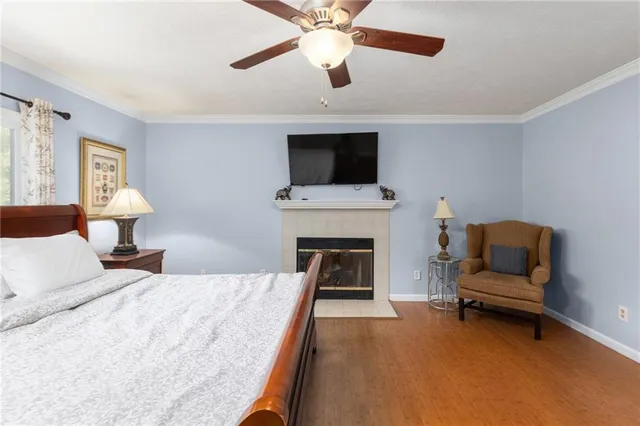 a view of a house with a park