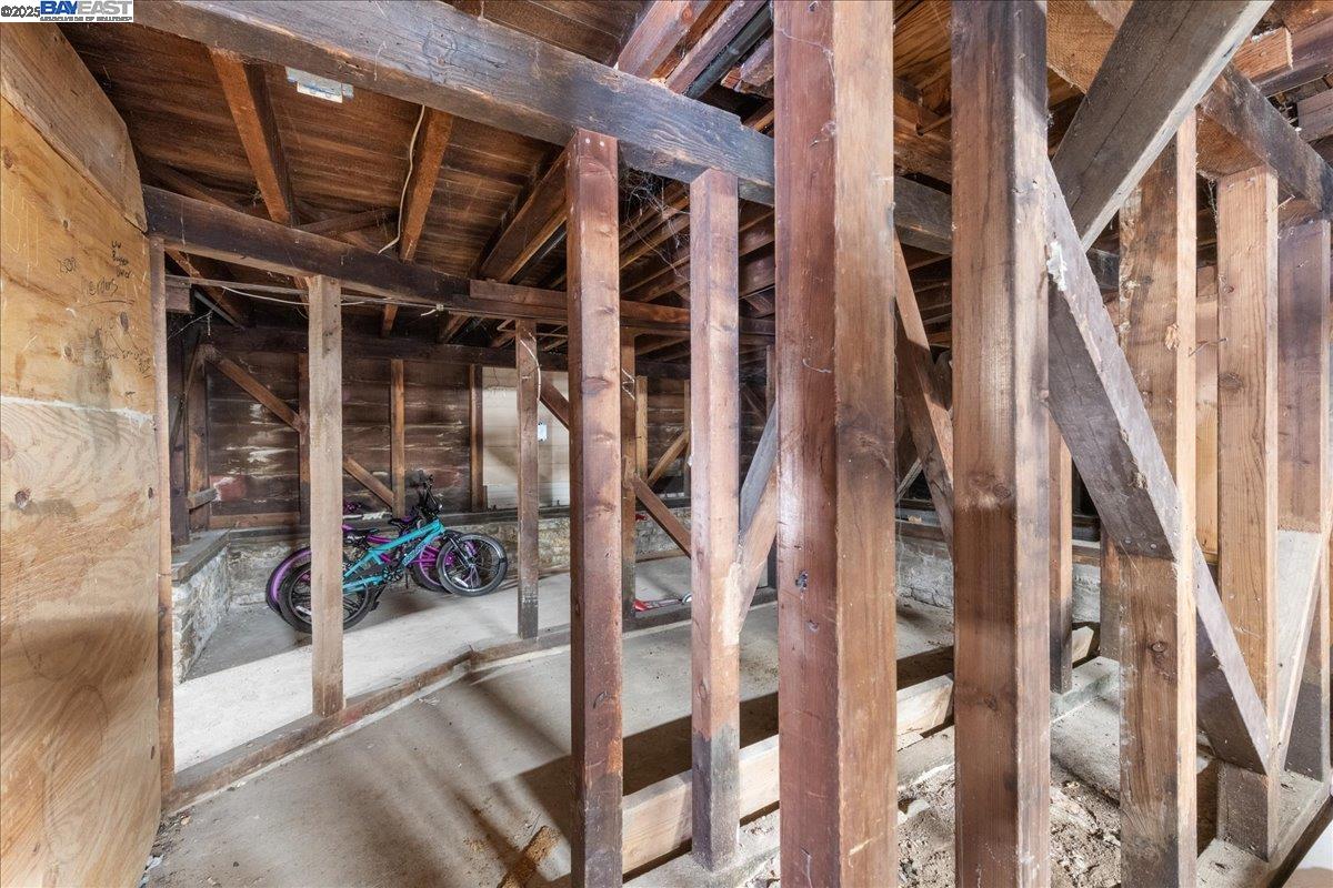 3214 13th Avenue Oakland, CA 94610 - Photo 25 of 51 a view of walk in closet with clothes and shoes