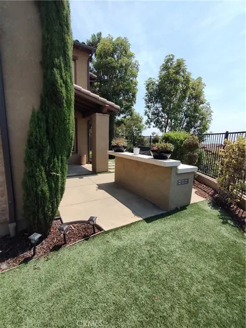 a view of a park with trees