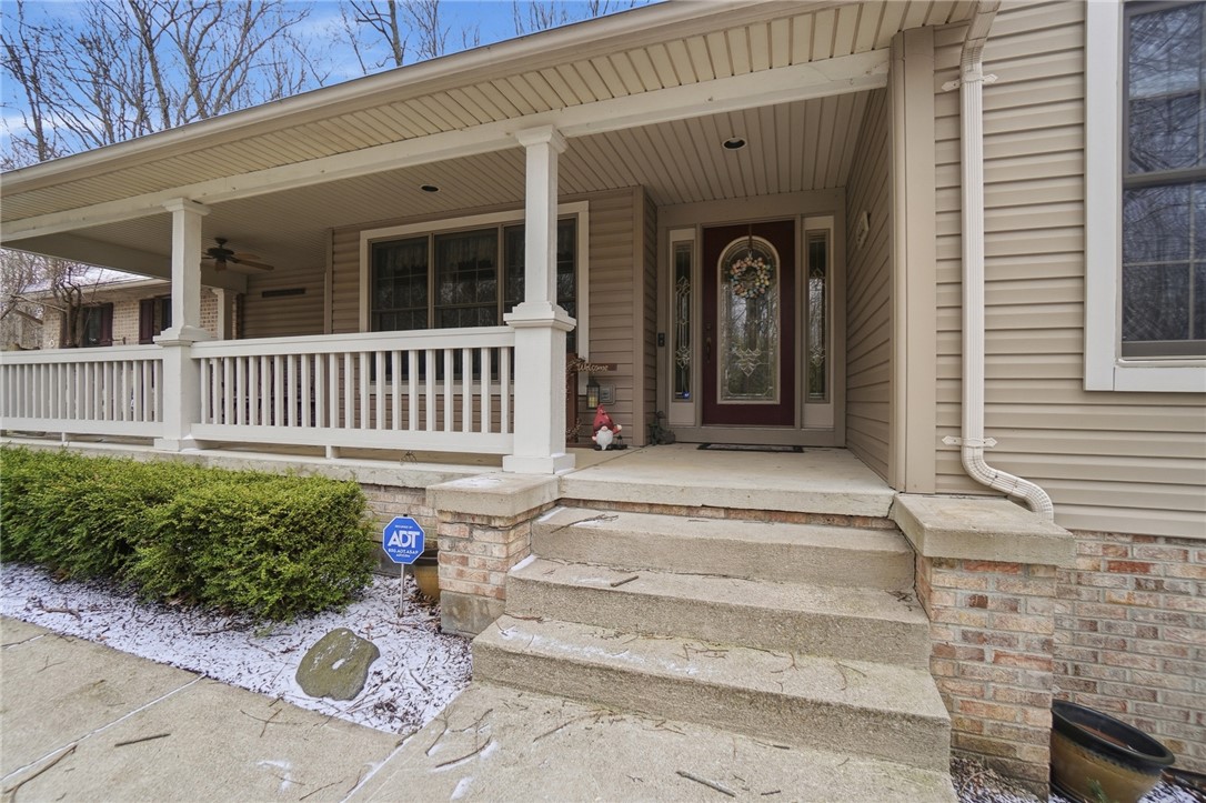 5300 Brookshire Lane Springfield, OH 45502 - Photo 5 of 56 Welcome to a charming residence featuring a delightful covered porch and sturdy construction.