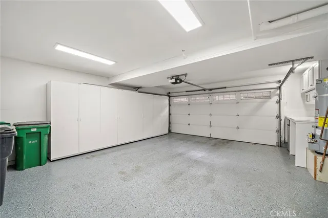 a view of a garage room