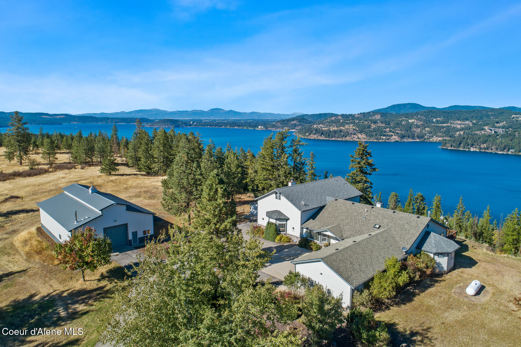 5522 East Aripa Road Harrison, ID 83833 - Photo 1 of 61 Aerial_5522EAripaRd-1