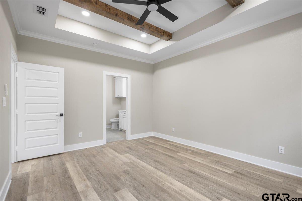 663 Caroline Bend Bullard, TX 75757 - Photo 17 of 36 wooden floor in an empty room