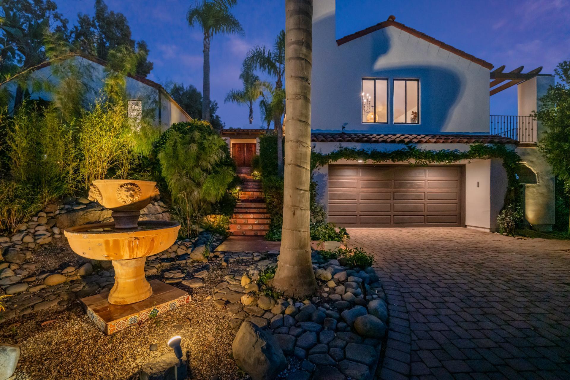 1910 Barker Pass Road Santa Barbara, CA 93108 - Photo 40 of 41 a front view of a house with garden