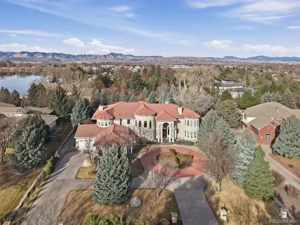 a view of a city and lake view